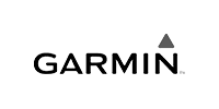 Grayscale Garmin logo, client of LogiSense billing
