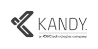 Grayscale Kandy logo, client of LogiSense billing